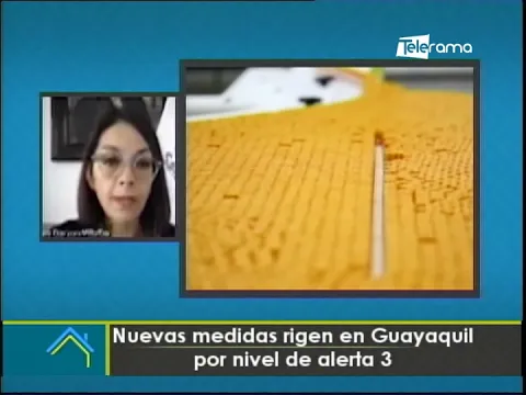 Nuevas medidas rigen en Guayaquil por nivel de alerta 3