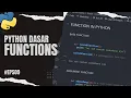 Penjelasan Functions Pada Bahasa Python - TUTORIAL PYTHON UNTUK PEMULA