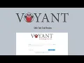 Analytics text data using VOYANT