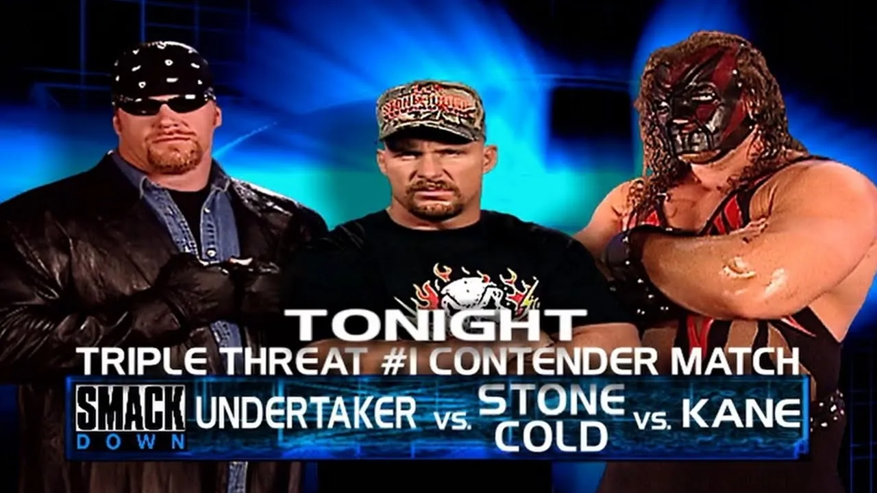 Stone Cold Vs The Undertaker Vs Kane #1 Contender Match 1/4/2001