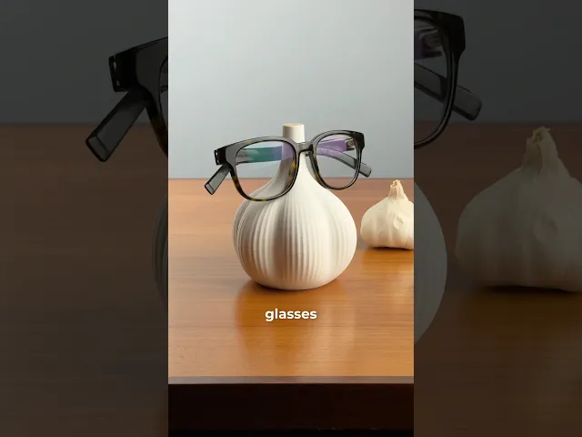 Allium, glasses holder with storage. video thumbnail