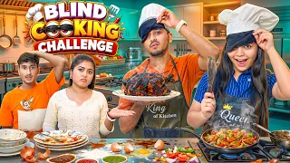 Blindfold Cooking Challenge 🤮😵‍💫 || It’s Deep Gungun ✨ ft @SudipTrishaVibes 