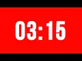 3 Minute 15 Second Timer With Alarm Without Music