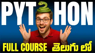 Python Full Course in Telugu Complete Python Tutorial for Beginners Brolly Academy