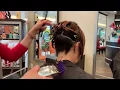 Short Wedge Haircut Haircut with scissors and clippers