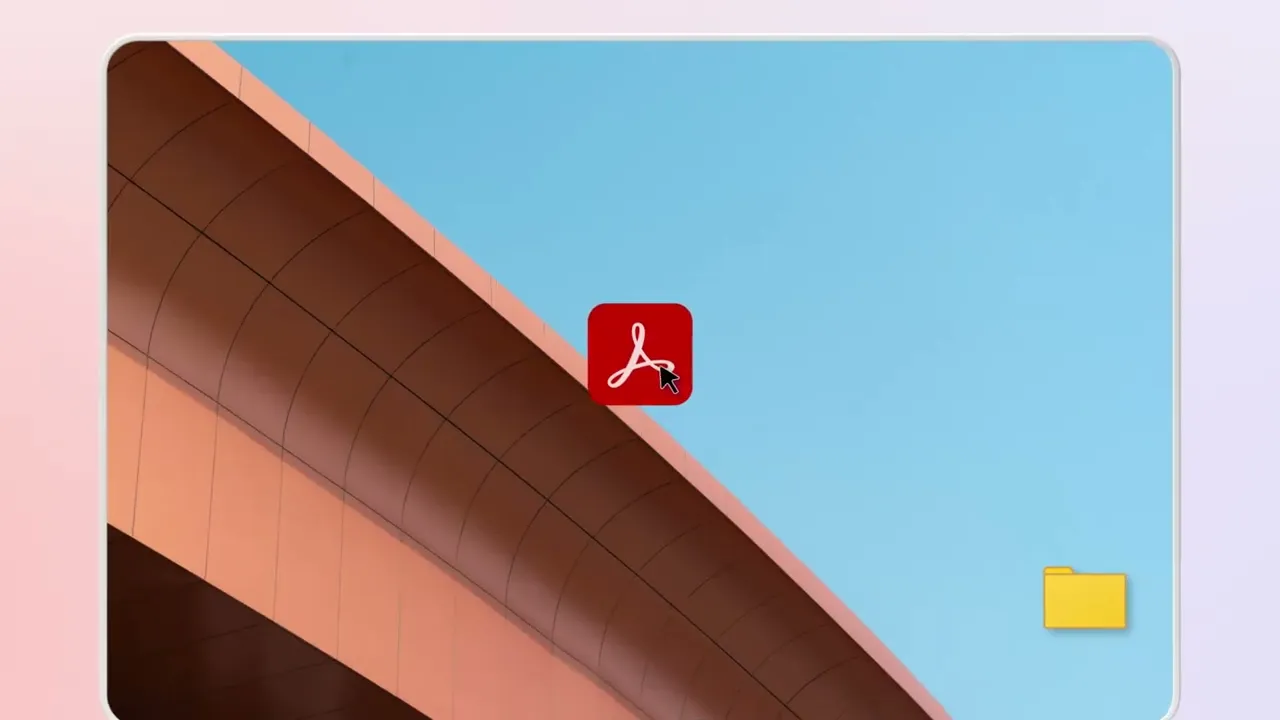 Adobe Acrobat pitch deck ad