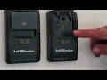 reset garage door remote tutorial
