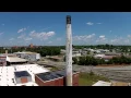 Aerial of The Lofts at Swift Mill old rail yard - Columbus Georgia