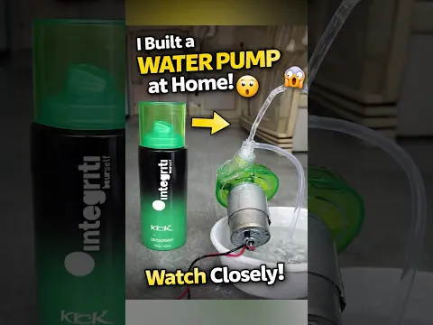 This DIY Water Pump Actually Works 100% #BestOutOfWaste