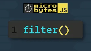 JavaScript Array Filter Method In 90 Seconds
