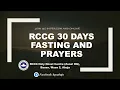 Lagu RCCG 30 DAYS FASTING AND PRAYERS (Day 16) || 16/02/2026
