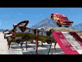 Download Lagu Epic Escape Challenge – McQueen Jumps Over Bus Eater