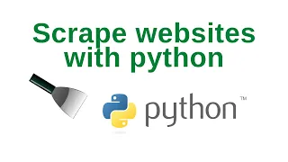 How to scrape websites using Python and beautifulSoup