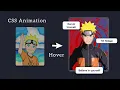 CSS Card Flip Animation Effect CSS Challenge No JavaScript Needed SMK Tutorials
