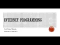 Internet Programming Visual Studio Code Emmet Part 2