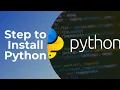 Steps to install and configure Python in windows 10