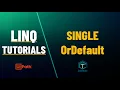 UiPath Single Operator SingleOrDefault Operator LINQ Tutorials Element Operators