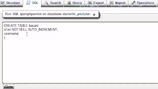 MySQL Database Tutorial 30 NOT NULL and AUTO INCREMENT