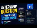 TypeScript Interview Question Utility Types Explained Partial Pick Omit Record