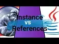 Instance variable vs References in java All types of variable in java