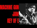 Download Lagu Machine Gun Jam Jimi Hendrix Style Guitar Backing Track (E Minor)