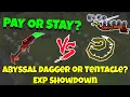Pay or Stay Abyssal Dagger vs Abyssal Tentacle OSRS NMZ