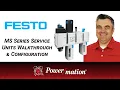 Festo MS Series Service Units Walkthrough and Configuration with Lance Waffensmith