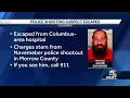 Ohio State Police search for dangerous escaped inmate