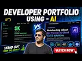 Build a Stunning Developer Portfolio in 10 Minutes FREE using AI GitHub Pages AI Ep - 01