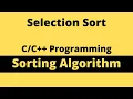 Selection Sort Algorithm Sorting Algorithm