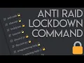 Discord Anti Raid - Lockdown Command