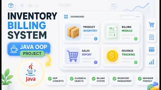 Inventory Billing System Using Java OOP Complete Java Project for Beginners Students