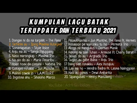 Download MP3 Kumpulan Lagu Batak Terbaru 2021 || full album Batak terupdate