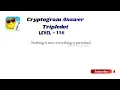 Cryptogram Tripledot Level 151 to 160 Answers Cryptogram Tripledot Answer Go Answer