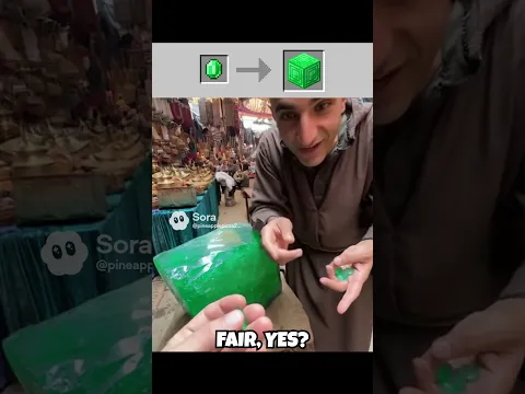 Real life minecraft...