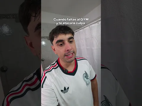 Cuando faltas al gym y te ataca la culpa #gym #meme #shorts