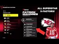 Madden 24 All Superstar X Factors