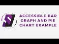 Accessible Bar Graph and Pie Chart Example