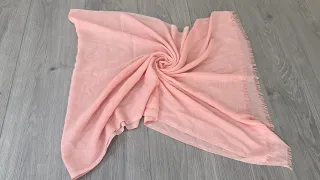 Annemin 12 Yıllık Şalı İle Ne Yaptım Bakın!