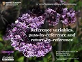 1 31 Reference variables pass-by-reference and aliases