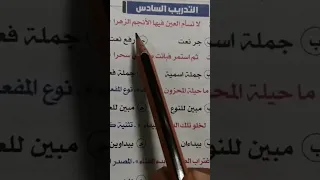 تدريبات النحو الشاملة كتاب الإبداع مراجعة نهائية 2023 