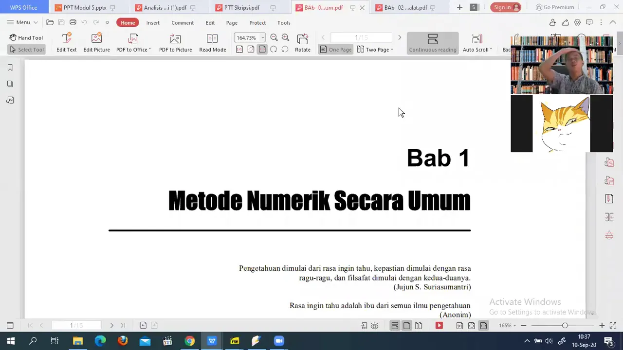 Metode Numerik : Metode Numerik Secara Umum