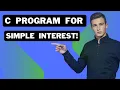 Learn to Code Simple Interest Calculation in C