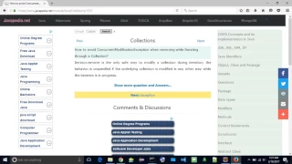 How to avoid ConcurrentModificationException when removing javapedia net