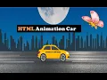 Design website with html and css Moving Car Animation using HTML and CSS only