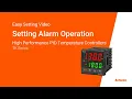 Autonics Tutorial Setting Alarm Operation TK Series