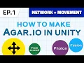 Tutorial How to make an Agar io clone in Unity using Photon Fusion online multiplayer EP1