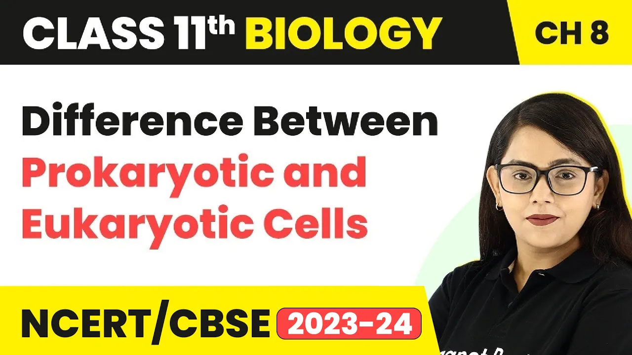 Difference Between Prokaryotic and Eukaryotic Cells - Cell: The Unit of Life | Class 11 Biology