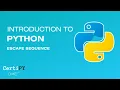 Mastering Python Basics Understanding Escape Sequences