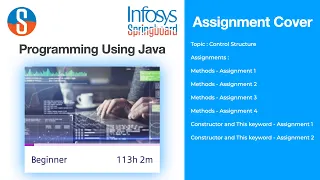 Infosys Springboard Lex Assignments Answers OOP Methods and Constructors Programming Using Java